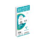 Paquet de 25 Enveloppes Blanches DL-110x220mm - Auto-Adhésives - 80g/m2 - Fenêtre Papier Cristal de 35x100 (position 20/20) - Blanc