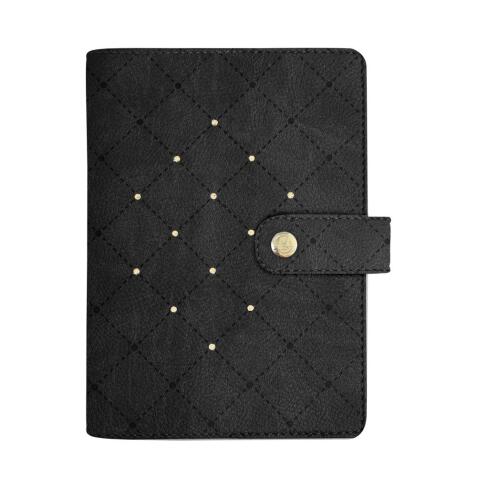 Organiseur Exatime 14 Cassiopée 11 x 14.5 cm Semainier Septembre 2025 à Décembre 2026 - Noir