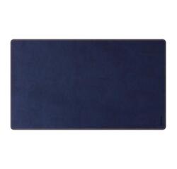 Rhodiarama sous-main souple S (60x35 cm) simili cuir italien - étui kraft - Bleu nuit