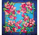 Carré 100% soie - 90x90cm Ayva - Blanc