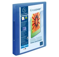 Krea Cover Ring Binder Rigid Cover, PP, 2O Rings 30mm, A4 Maxi - Assorted colours