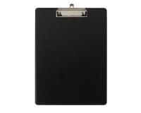 Clipboard with pocket 23 x 32 cm for A4 black