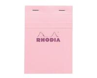 Bloc agrafé Rhodia Couleurs Rose N°13 A6 10,5x14,8 cm - Rose