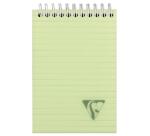 Bloc reliure intégrale Linicolor FRESH en-tête A6 160 pages détachables ligné couverture plastique polypropyène rainuré Couleur aléatoire - Assortis