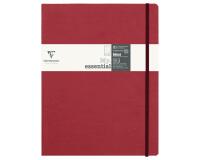 My.Essential Age Bag carnet brochure cousu dos carré à pages numérotées B5 192 pages DOT papier ivoire 90 g - Rouge