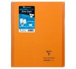 Cahier dessin/croquis Koverbook reliure intégrale enveloppante A4+ 100 pages papier blanc 125 g couverture polypropylène transparent - Assortis