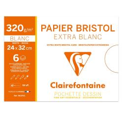 Bristol pochette 6F 24x32cm 320g