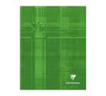 Cahier brochure rembordée rigide 17x22 cm 192 pages grands carreaux - Assortis