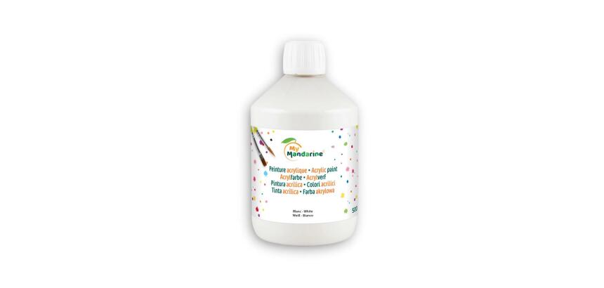 Pot de 500 ml de peinture acrylique