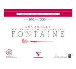 Fontaine bloc collé 4 côtés 10F 36x48cm 640g grain fin