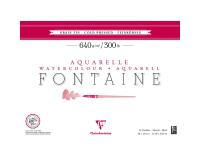 Fontaine bloc collé 4 côtés 10F 36x48cm 640g grain fin