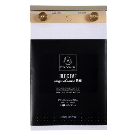 Blocs de despacho Hoja por Hoja - Dots Formato Nº3 - 197x115 mm - Blanco