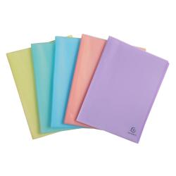 Display book Chrom. Pastel A4 30 pockets - Assorted colours