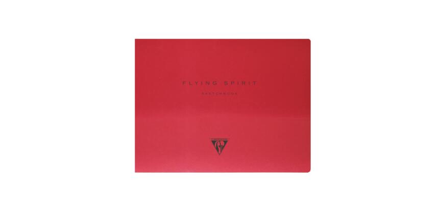 Flying Spirit carnet cousu 60F 21x16cm 90g - Rouge