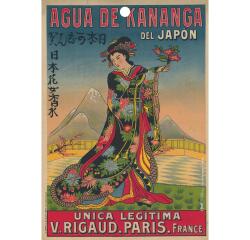 Plaque imprimée Affiches anciennes 18 x 26 cm pour éphéméride - Visuels assortis