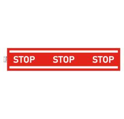 Non-slip adhesive PVC panel Stop strip 100 cm - Red