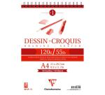 Dessin Croquis bloc spiralé 50F A4 120g