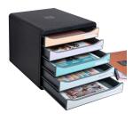 BIG-BOX PLUS Aquarel black/glossy pastel - Assorted colours