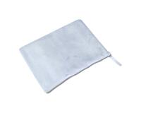 PLUME Pochette UNIVERSELLE en Daim irisé 23x32cm - Bleu