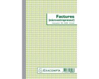 Doorschrijfpapier Facturen zelfstandig ondernemer 21x14,8cm - 50 bladen dupli - in folie per 5