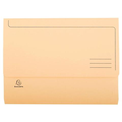 Paquete de 50 Subcarpetas Bolsa SUPER 210 g/m2 Exacompta - Crema