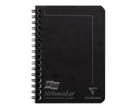 Notemaker Europa cahier reliure intégrale A6 120 pages détachables ligné - Noir