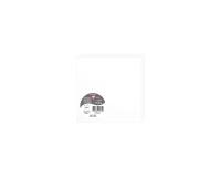 Paquet de 25 cartes pliées Pollen 135x135mm 210g/m² - Blanc