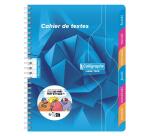 Textes reliure intégrale 7000 17x22 cm 148 pages grands carreaux 70 g - Assortis
