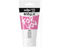 Darwi For You tube de peinture acrylique 75 ml - Rose anglais