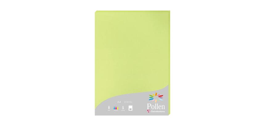 Pollen pak 25 bladen 210g 210x297mm