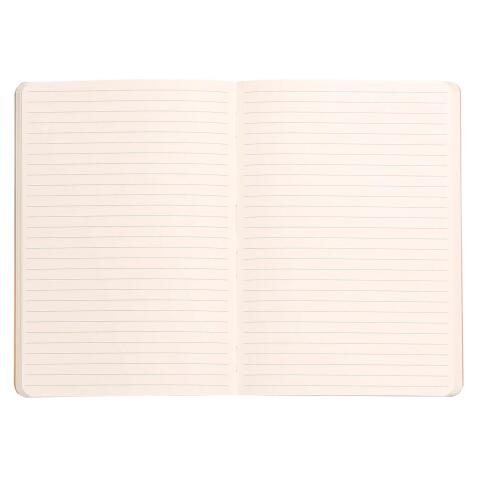Rhodiarama carnet souple A5 160 pages ligné papier ivoire 90g fermeture élastique - Sauge