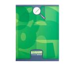 Cahier d'écriture piqué 8000 CARTE 17x22 cm 32 pages grands carreaux 4 mm agrandis 16x16 mm 90 g - Vert