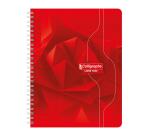Cahier reliure intégrale 7000 17x22 cm 100 pages petits carreaux 70 g - Assortis