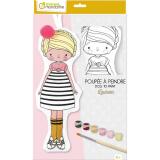 Poupée à peindre, Laureen - Rose