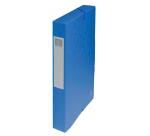 Archivbox aus Colorspan-Karton 600g, Rückenbreite 25mm, Gummizuverschluss, Rückenetikett, 25x33cm für DIN A4