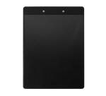 Porte-bloc avec pochette 23 x 32 cm pour A4 noir