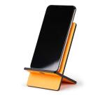 Rhodiarama support pour téléphone mobile simili cuir italien 13x8x8,5 cm - Orange