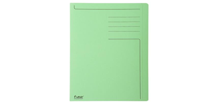 Chemise rigide à bord décalé Forever® 280g/m2 avec impression - 24x32cm