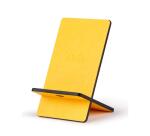 Rhodiarama support pour téléphone mobile simili cuir italien 13x8x8,5 cm - Jonquille