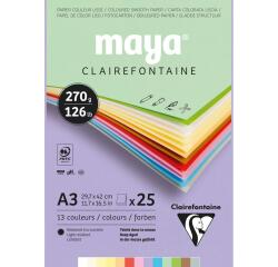 Maya bloc collé 25F A3 270g