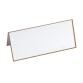 50 chevalets bordés or, 44x96mm plié, 320g - extra blanc