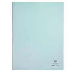 Portalistino Aquarel polipropilene flessibile, 20 buste liscio - A4 - Colori assortiti