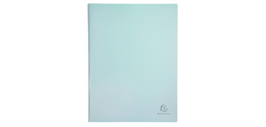 Protège-documents en polypropylène semi rigide Aquarel 40 vues - A4 - Couleurs assorties