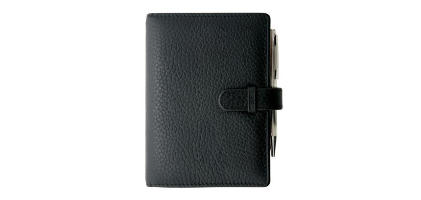 Organiseur Exatime 14 Cali 11 x 14.5 cm Semainier Septembre 2025 à Décembre 2026 -16 Mois - Noir