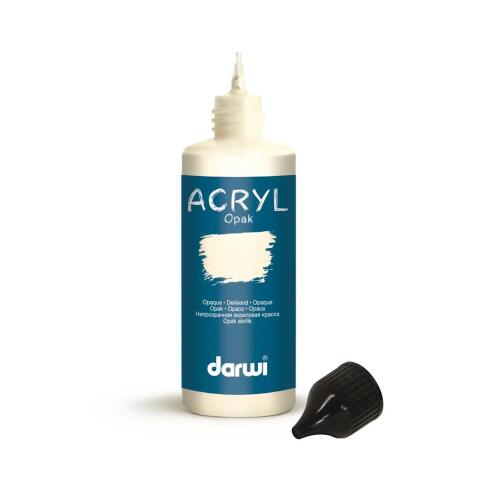 Darwi Flacon de 80ml Peinture Acrylique Universelle Opaque - Ivoire