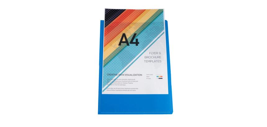Protège-documents en polypropylène semi rigide Kreacover® Opaque 80 vues - A4 - Couleurs assorties