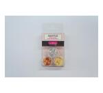 LOT 3 BTES FEUILLES EFFET OR ARGENT CUIV - Assortiment