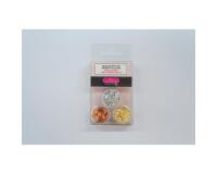 LOT 3 BTES FEUILLES EFFET OR ARGENT CUIV - Assortiment