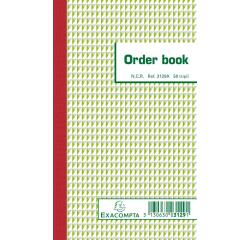 Orderbook ligné 17x10,5 cm 50 feuillets triple autocopiant