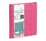 Agenda de bureau All in one EasyTime 21S spiralé Mini Labo 15 x 21 cm Semainier Janvier à décembre 2026 - Rose